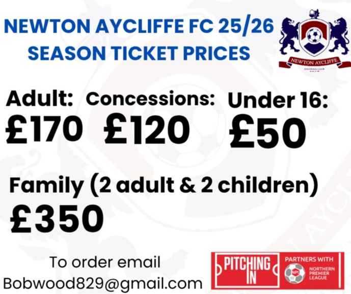 Season Tickets on Sale