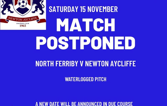 Saturday 15 November - MATCH OFF