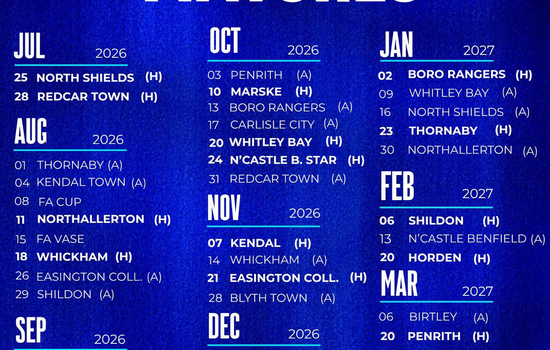 Fixtures Released